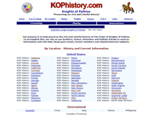 Tablet Screenshot of kophistory.com